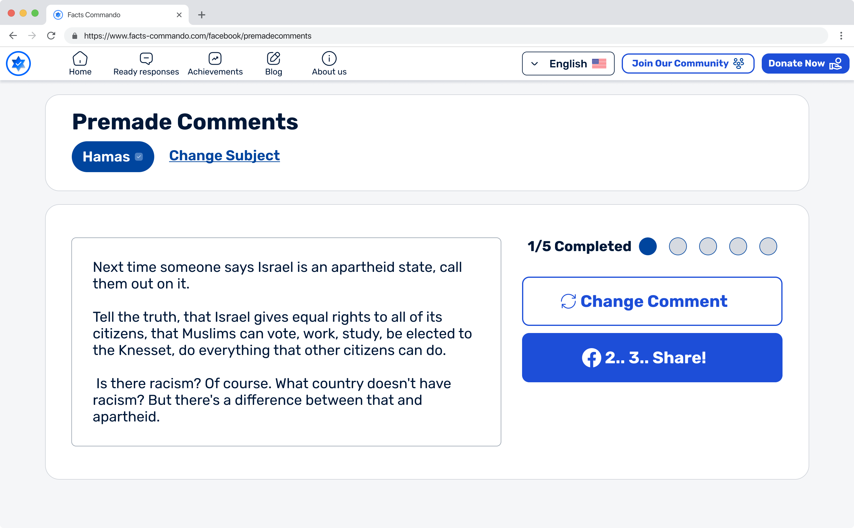 Premade Comments